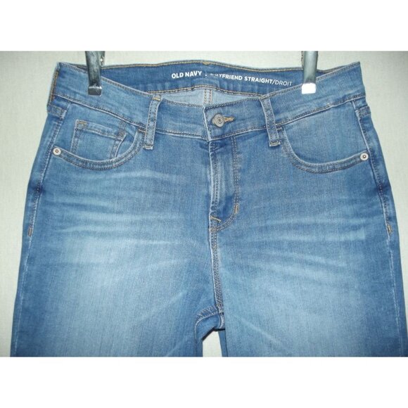 Old Navy Jeans Womens 6 x26" Boyfriend Straight Droit Mid Rise Stretch Crop blue - Picture 5 of 8